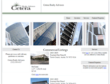 Tablet Screenshot of ceterarealty.com